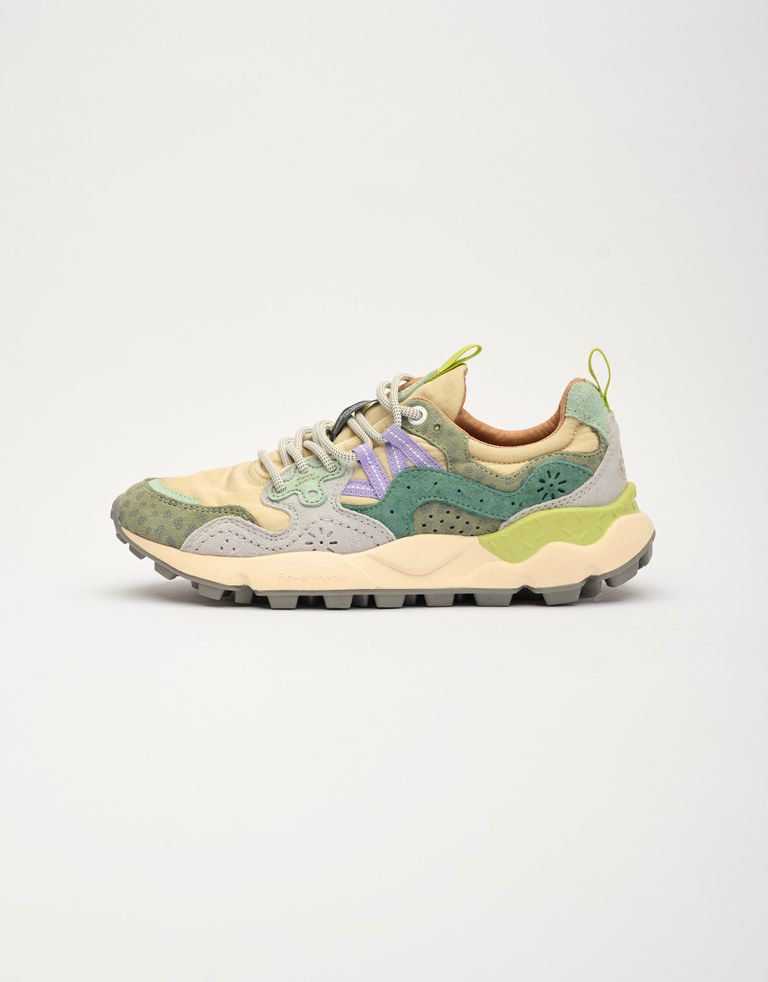 נעלי נשים - Flower Mountain - סניקרס מנומרות YAMANO - ירוק3