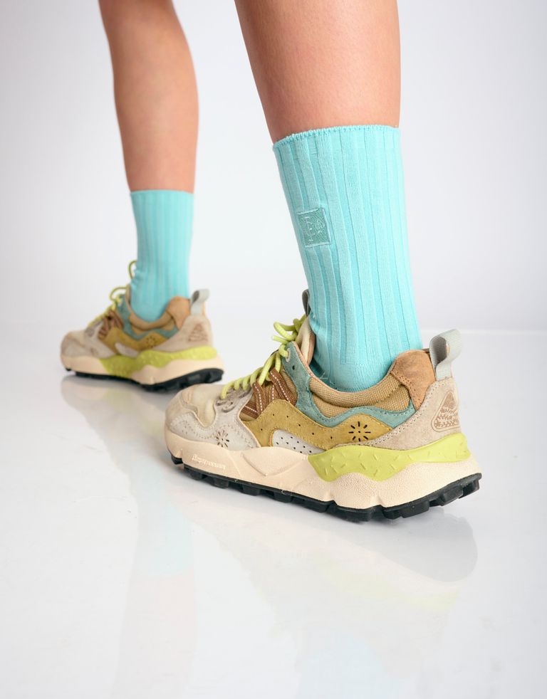 נעלי נשים - Flower Mountain - סניקרס קנבס YAMANO - חאקי4