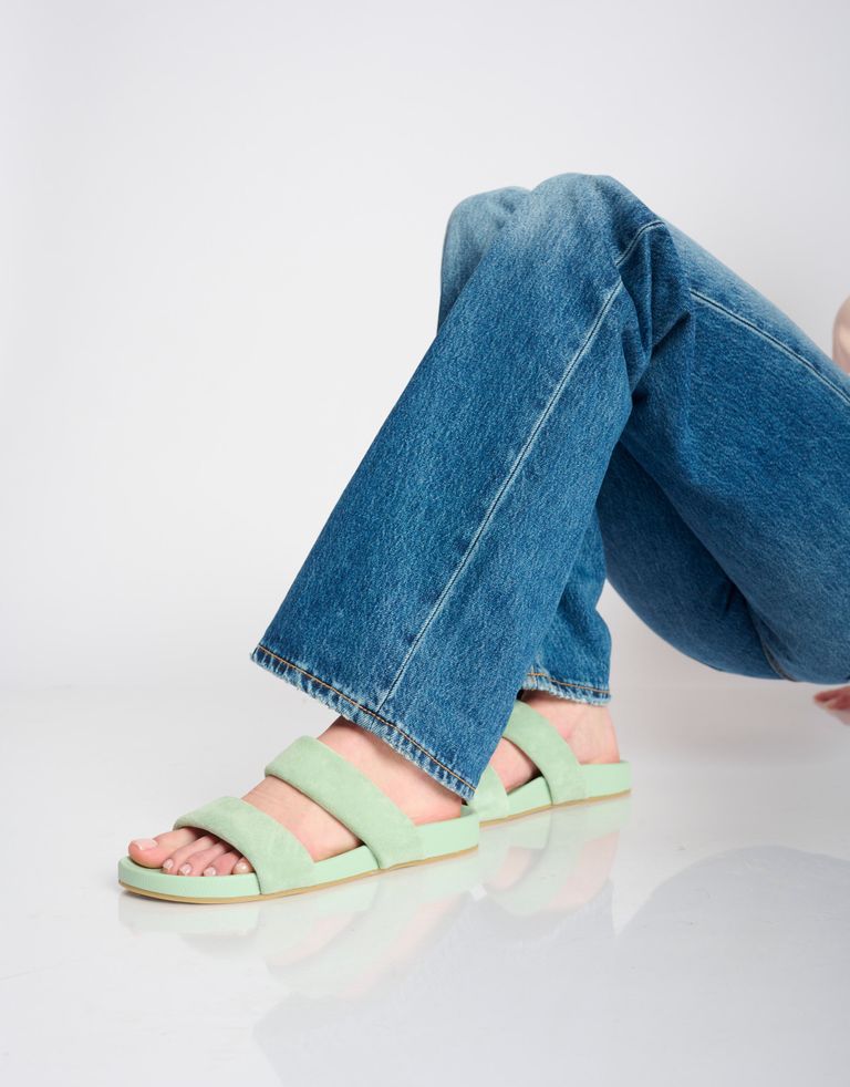 נעלי נשים - Rollie - כפכפים TIDE STRAP NOBUCK - מנטה1