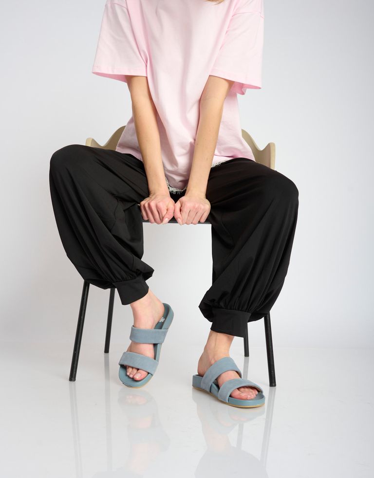 נעלי נשים - Rollie - כפכפים TIDE STRAP NOBUCK - תכלת4