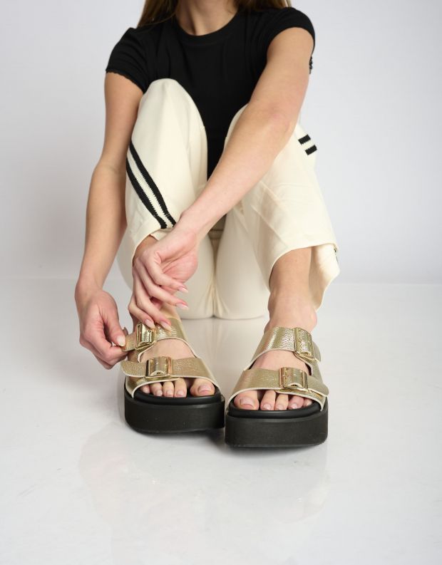 נעלי נשים - Rollie - כפכפים ACE - זהב