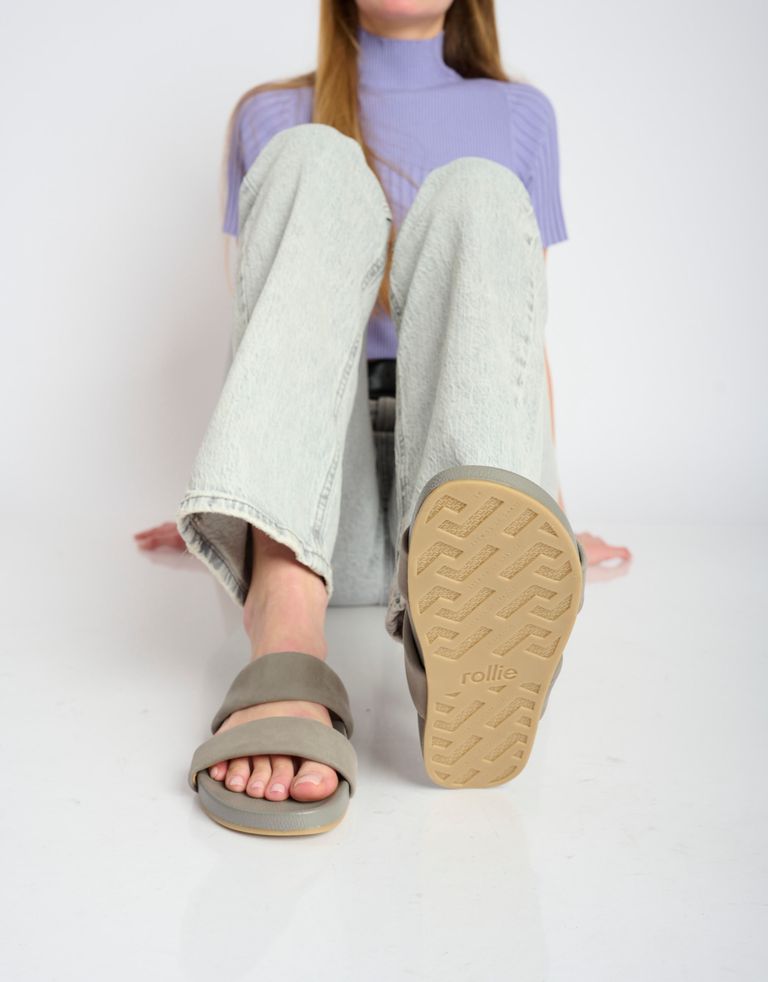 נעלי נשים - Rollie - כפכפים TIDE STRAP NOBUCK - אפור1