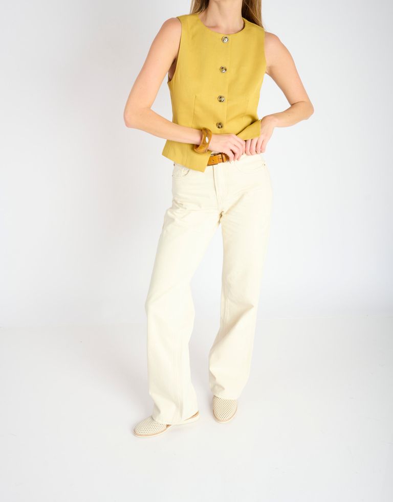 נעלי נשים - Rollie - סנדלי עור SLINGBACK PUNCH - חום בהיר3