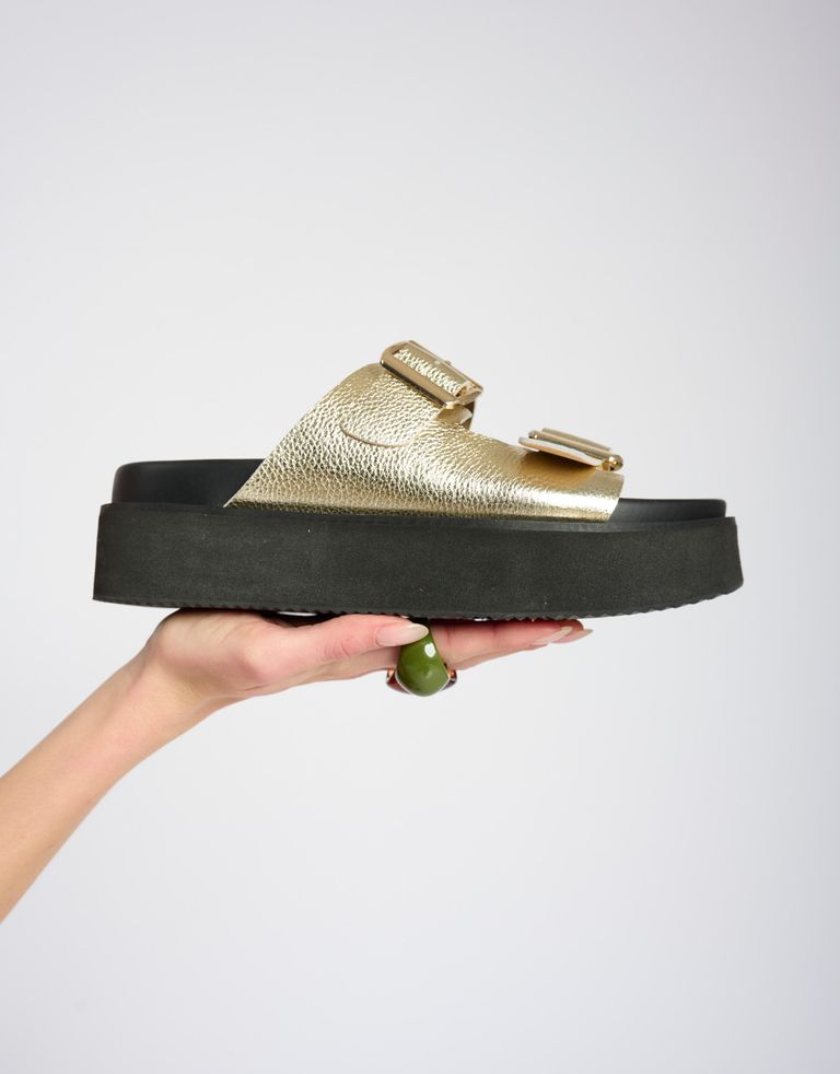 נעלי נשים - Rollie - כפכפים ACE - זהב2