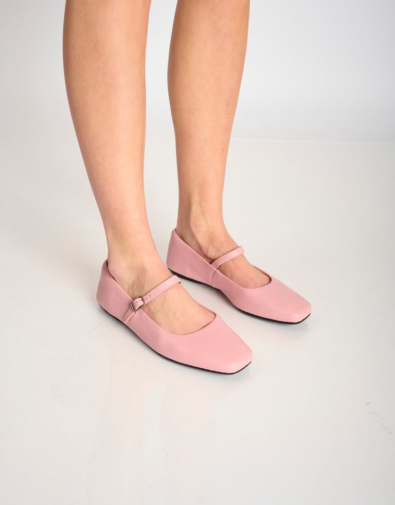 נעלי נשים - Rollie - נעלי BALLET SQUARE TOE - ורוד2