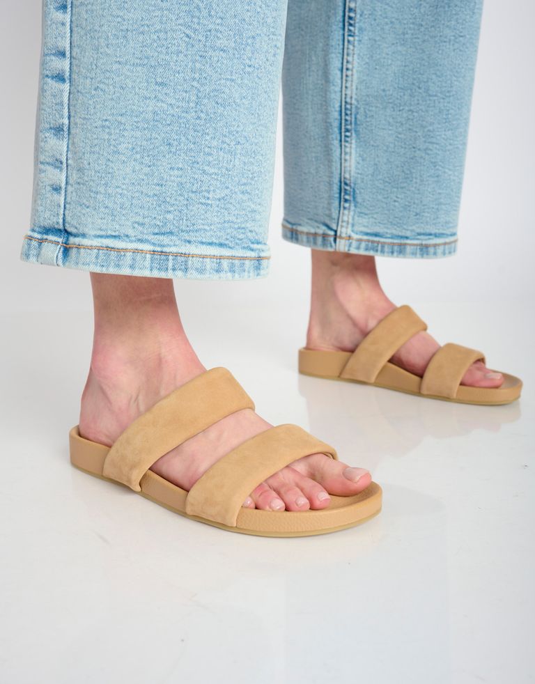 נעלי נשים - Rollie - כפכפים TIDE STRAP NOBUCK - בז'3