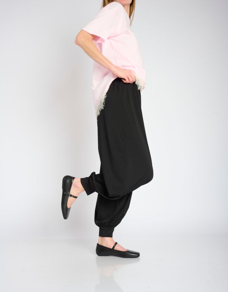 נעלי נשים - Rollie - נעלי BALLET SQUARE TOE - שחור2