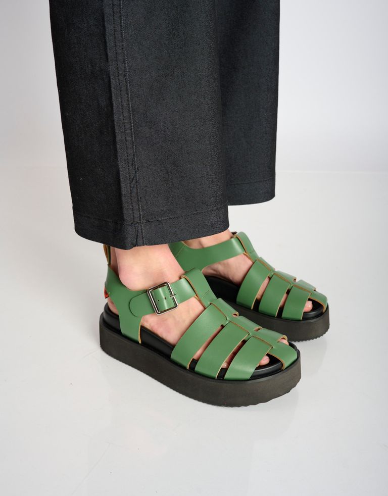 נעלי נשים - Rollie - סנדלי דייגים ACE - ירוק3