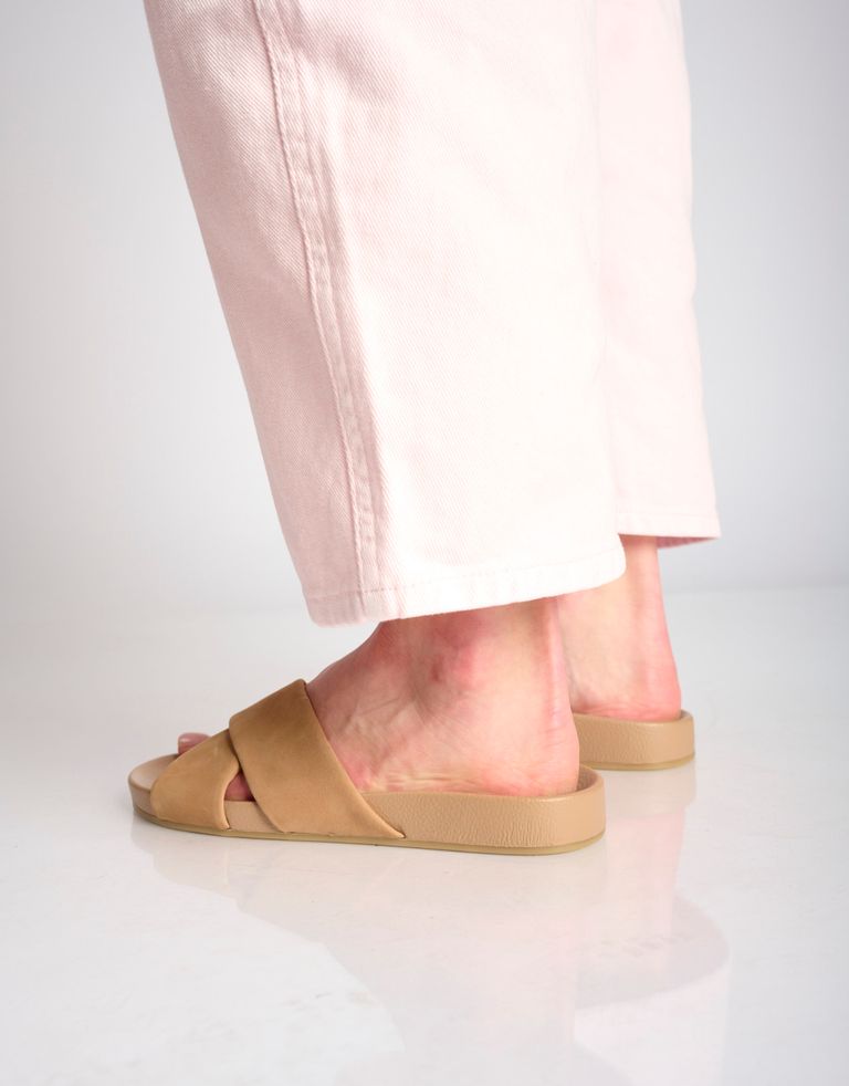 נעלי נשים - Rollie - כפכפים TIDE CROSS NOBUCK - בז'3