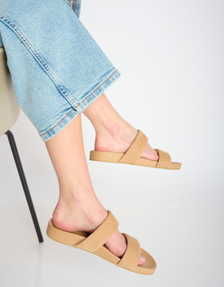 נעלי נשים - Rollie - כפכפים TIDE STRAP NOBUCK - בז'4