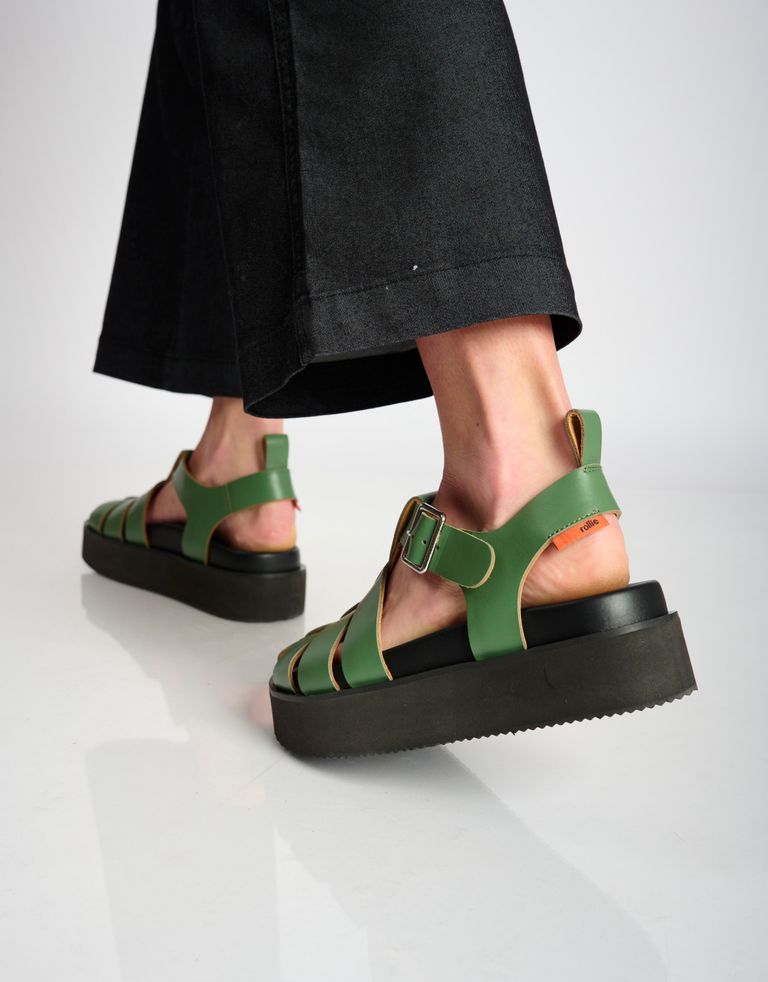 נעלי נשים - Rollie - סנדלי דייגים ACE - ירוק4
