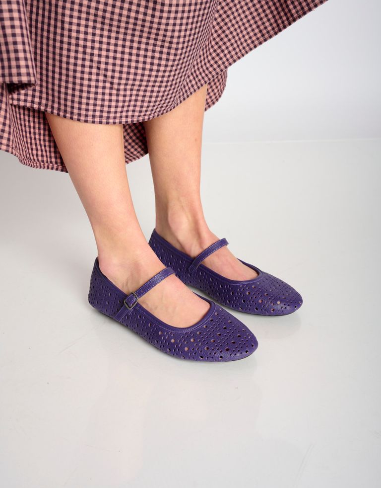 נעלי נשים - Rollie - נעלי BALLET MARY JANE - סגול3