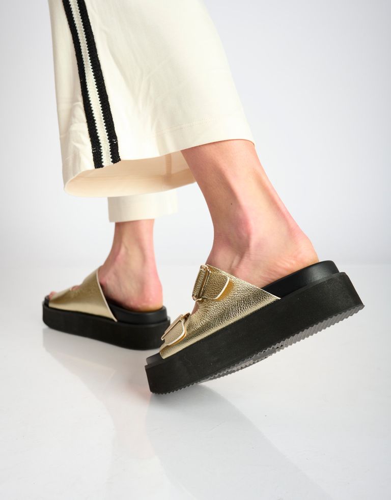 נעלי נשים - Rollie - כפכפים ACE - זהב4