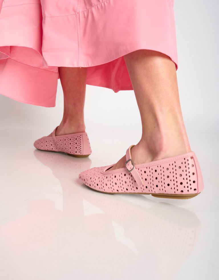 נעלי נשים - Rollie - נעלי BALLET MARY JANE - ורוד4