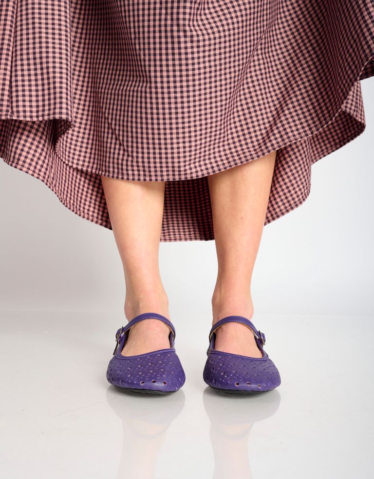 נעלי נשים - Rollie - נעלי BALLET MARY JANE - סגול4