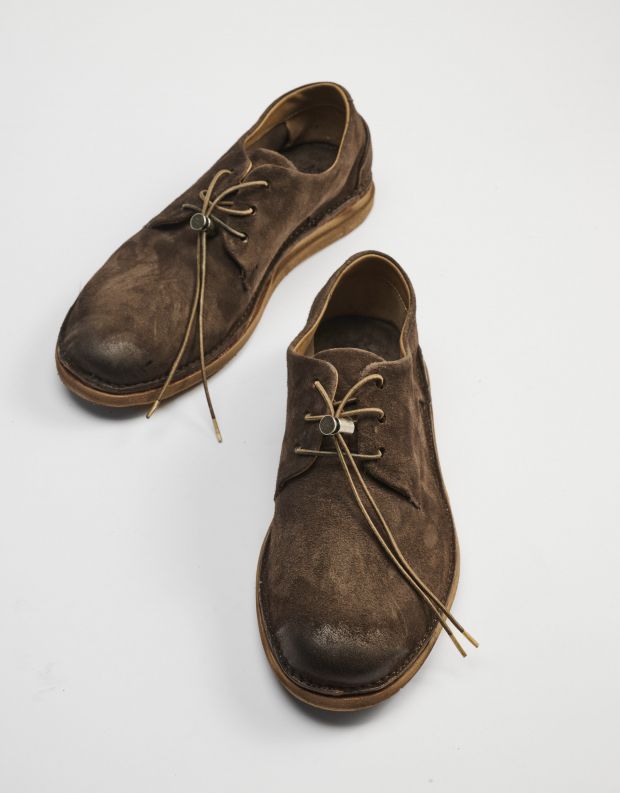 נעלי גברים - A.S. 98 - נעלי עור EVENGE - חום כהה