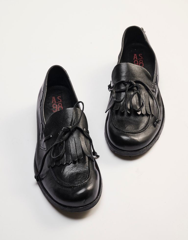 נעלי גברים - A.S. 98 - נעלי מוקסין CALIFORNIA - שחור1