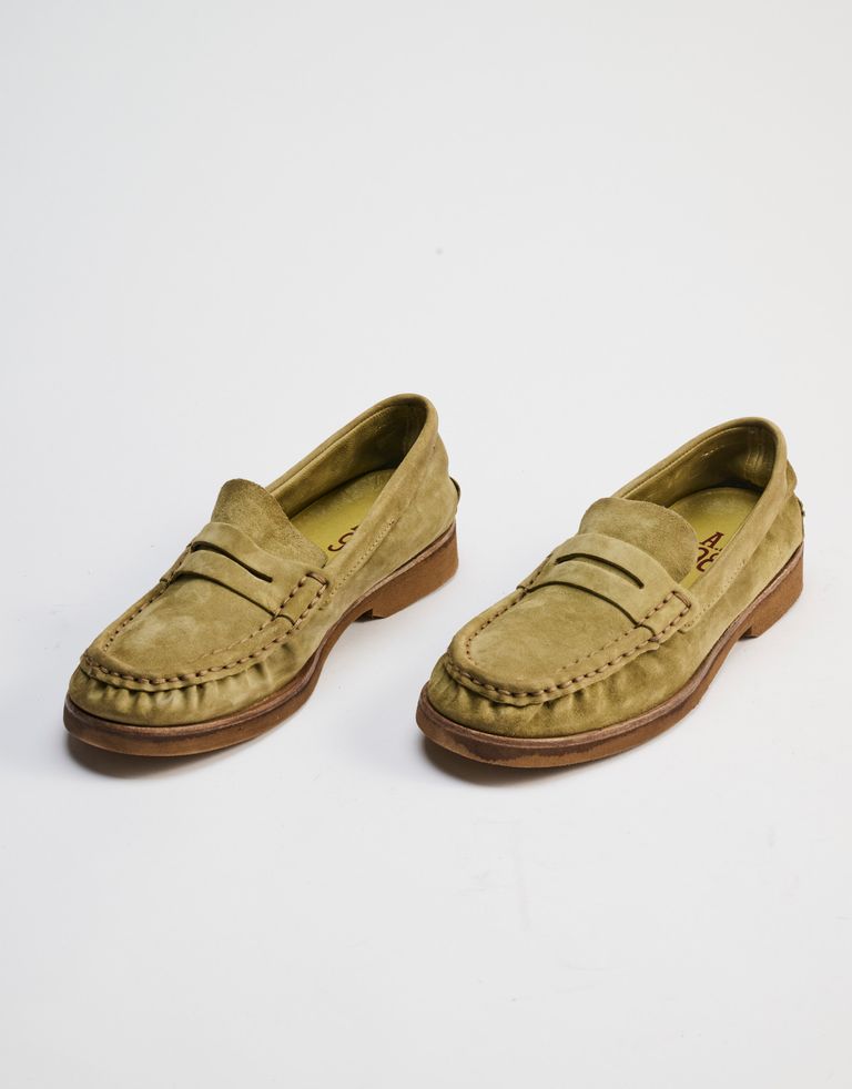 נעלי גברים - A.S. 98 - נעלי מוקסין BAG - ירוק2