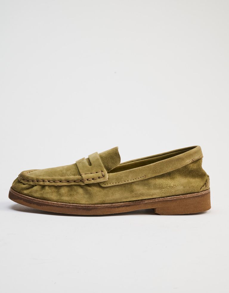 נעלי גברים - A.S. 98 - נעלי מוקסין BAG - ירוק3