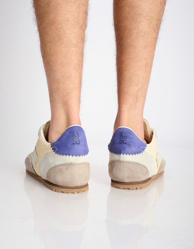 נעלי גברים - A.S. 98 - סניקרס  עור - לבן4