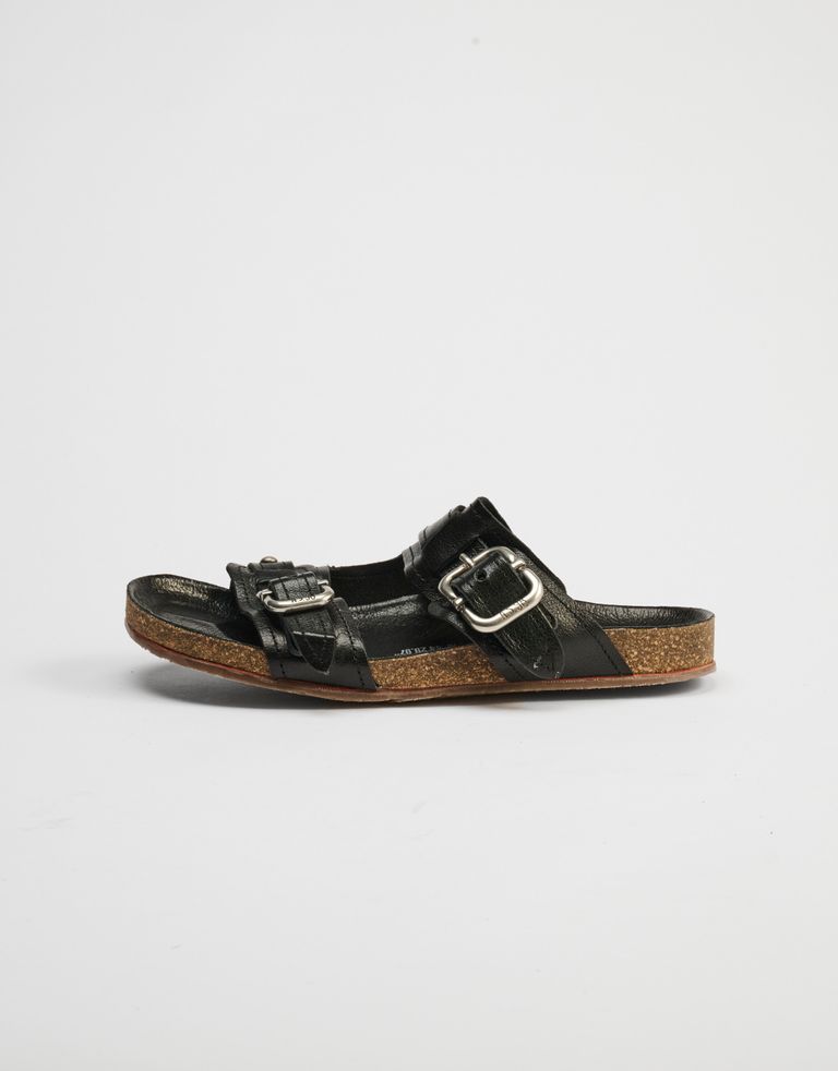 נעלי גברים - A.S. 98 - כפכפי שתי רצועות COM - שחור4