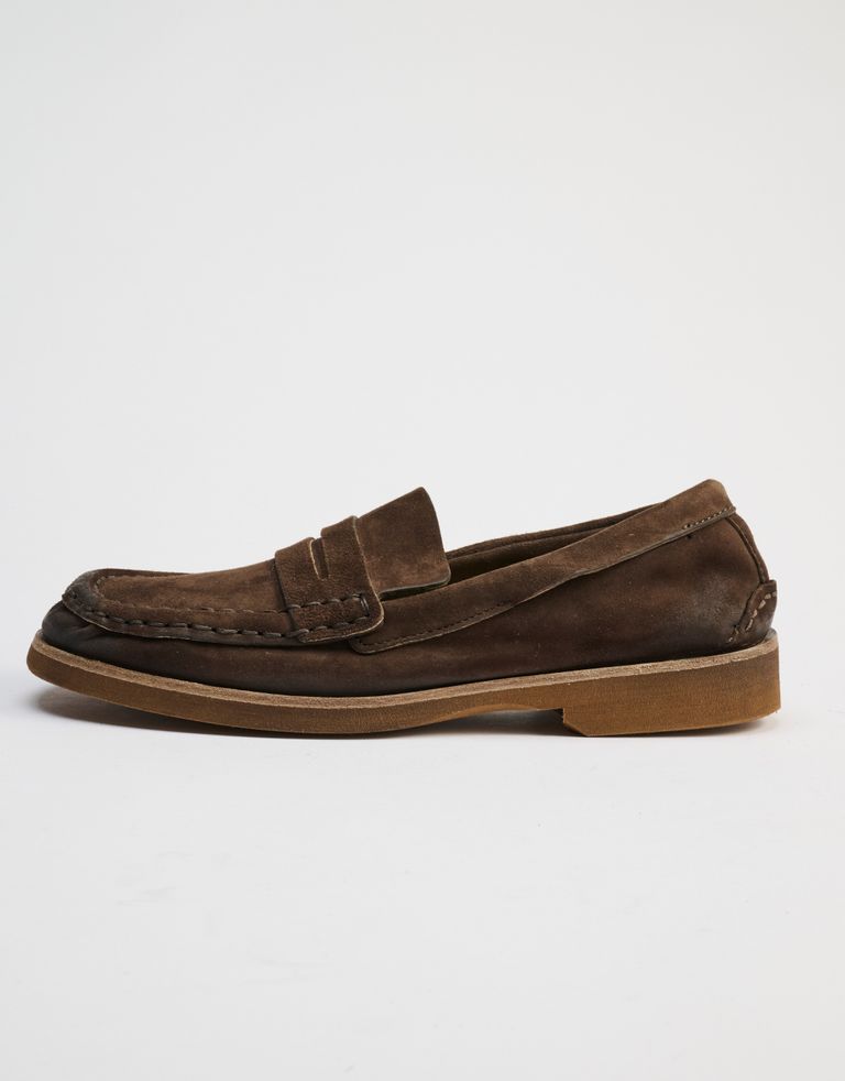 נעלי גברים - A.S. 98 - נעלי מוקסין BAG - חום כהה4