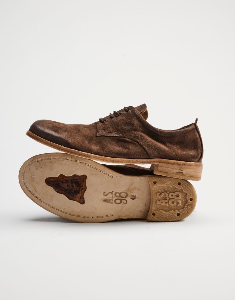 נעלי גברים - A.S. 98 - נעליי ם עם שרוכים CALIFOR - חום כהה4