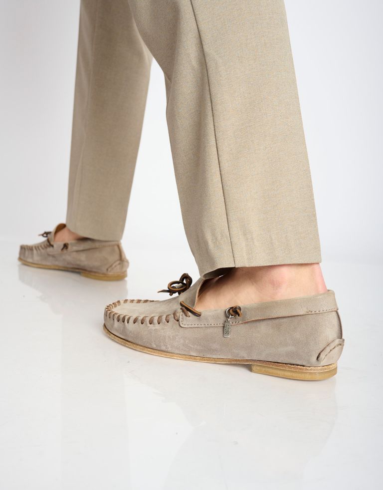 נעלי גברים - A.S. 98 - נעלי מוקסין TOWN - אפור4