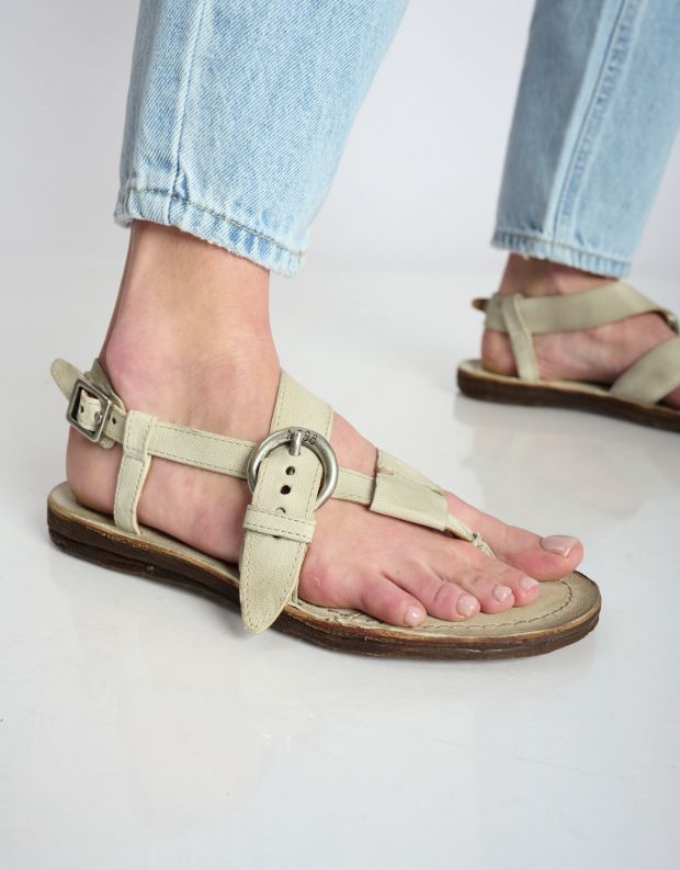 נעלי נשים - A.S. 98 - סנדלי רצועות RAMOS - אפור בהיר