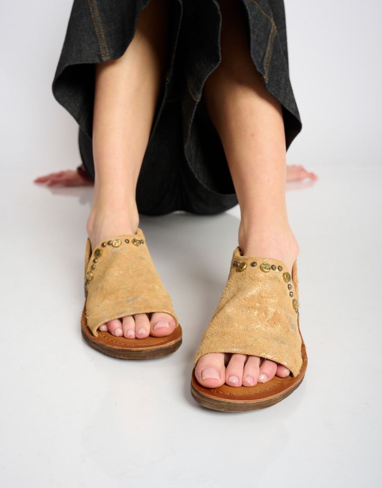 נעלי נשים - A.S. 98 - סנדלים סגורים RAMOS - קאמל1