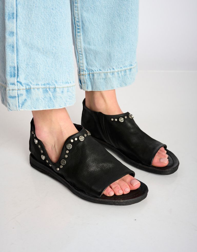 נעלי נשים - A.S. 98 - סנדלים סגורים RAMOS - שחור2