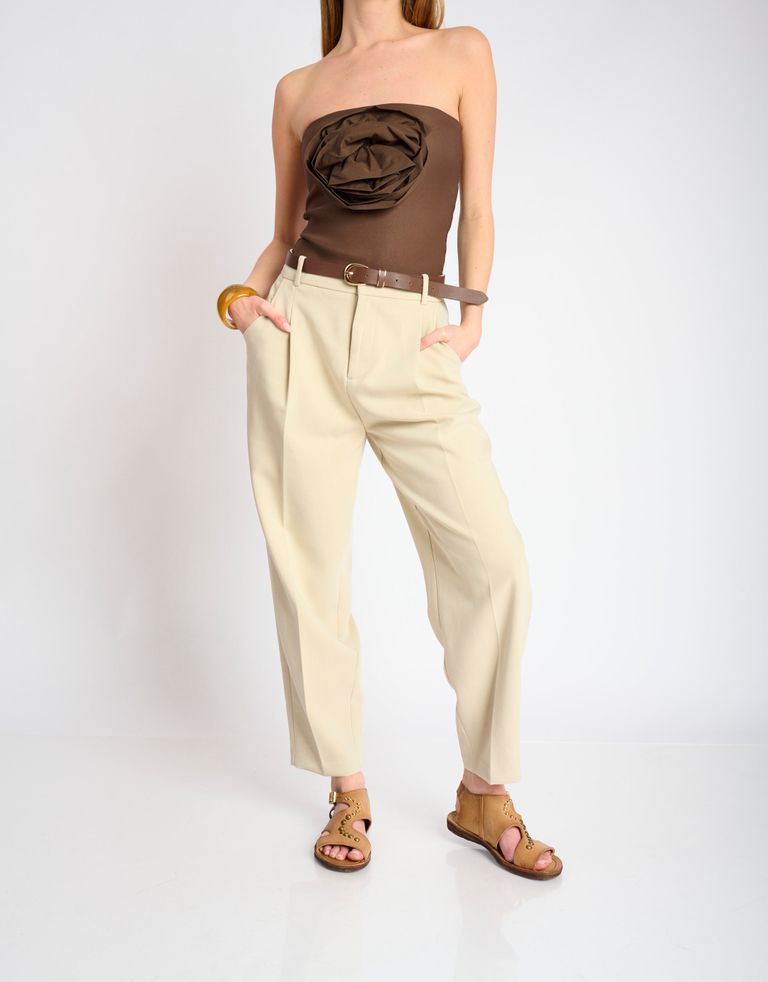 נעלי נשים - A.S. 98 - סנדלים עם נטים RAMOS - חום בהיר2