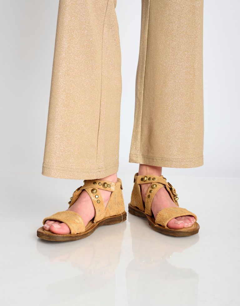 נעלי נשים - A.S. 98 - סנדלים RAMOS ניטים - קאמל3