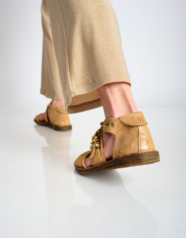 נעלי נשים - A.S. 98 - סנדלים RAMOS ניטים - קאמל4