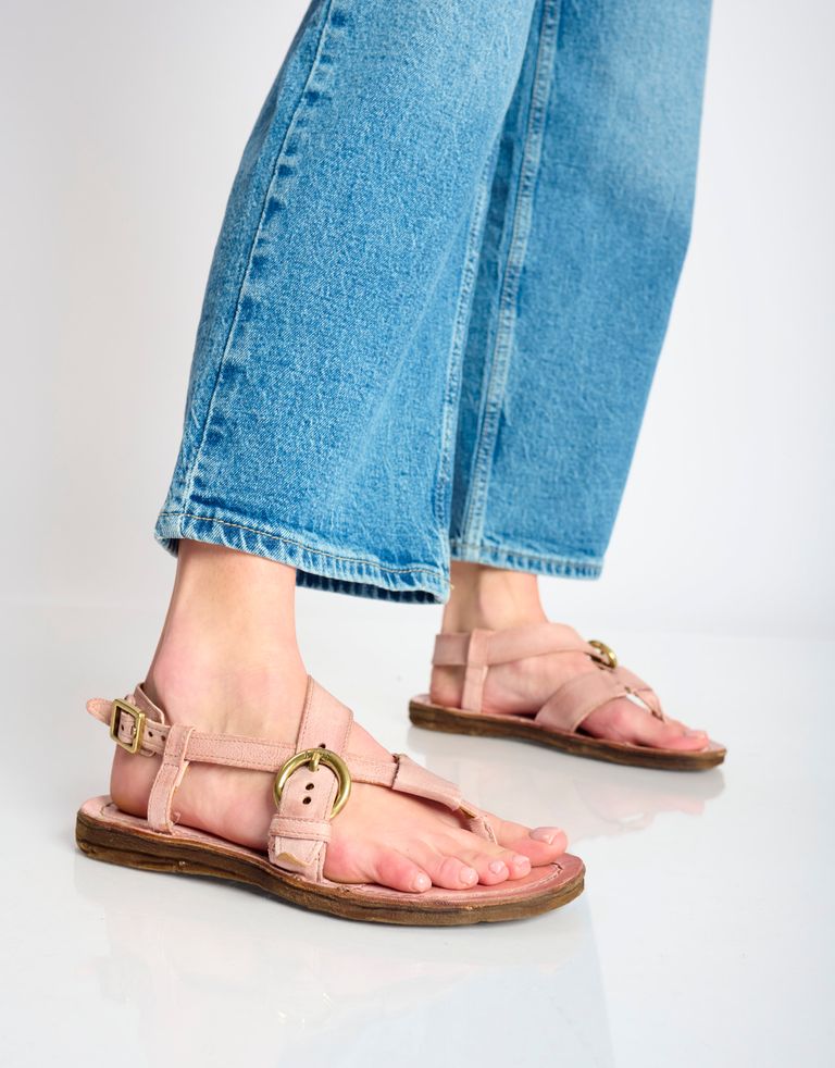 נעלי נשים - A.S. 98 - סנדלי רצועות RAMOS - ורוד3