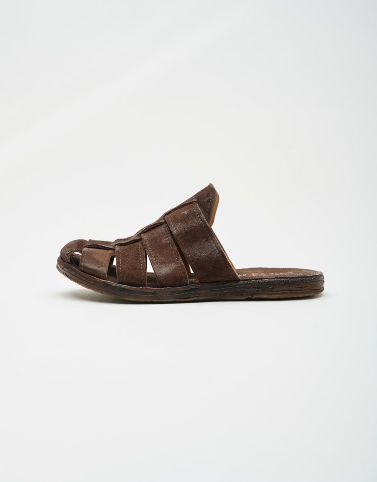 נעלי נשים - A.S. 98 - כפכפים שטוחים RAMOS - חום כהה4