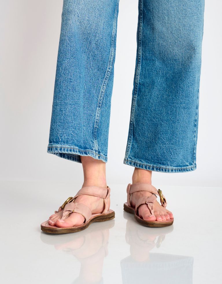 נעלי נשים - A.S. 98 - סנדלי רצועות RAMOS - ורוד4