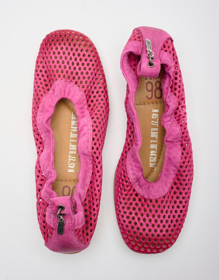 נעלי נשים - A.S. 98 - נעלי סירה שטוחות ZANNA - פוקסיה1