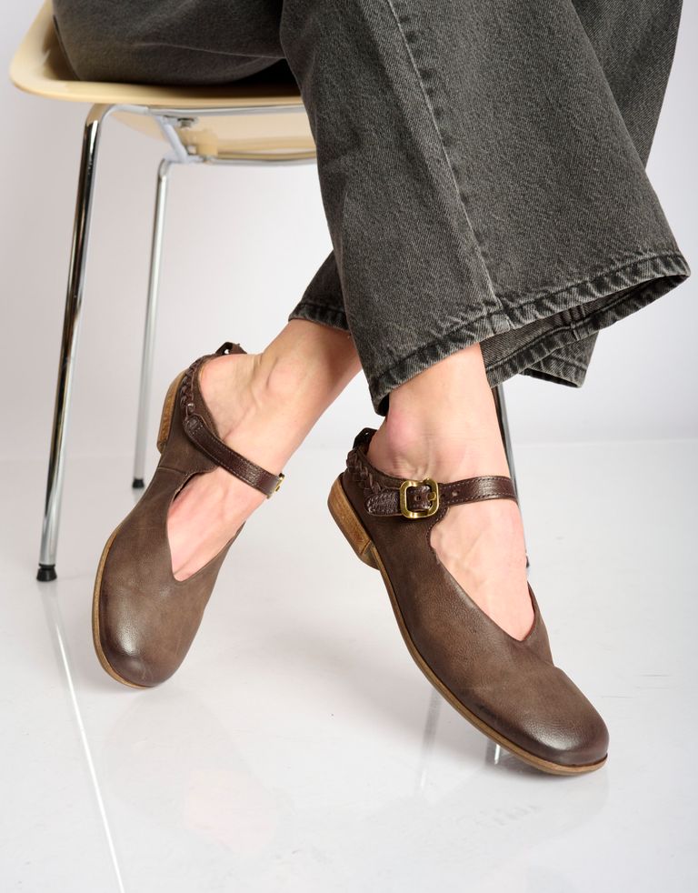 נעלי נשים - A.S. 98 - כפכפים ZANNA - חום כהה1