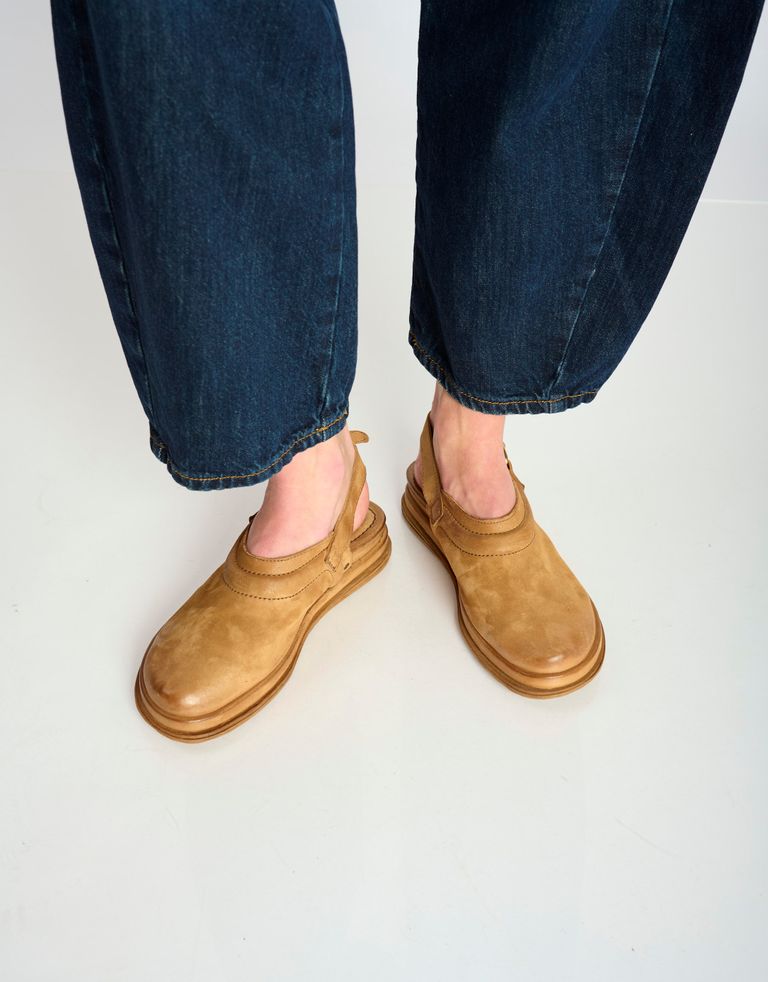 נעלי נשים - A.S. 98 - סנדלים סגורים SPOON - חום בהיר2