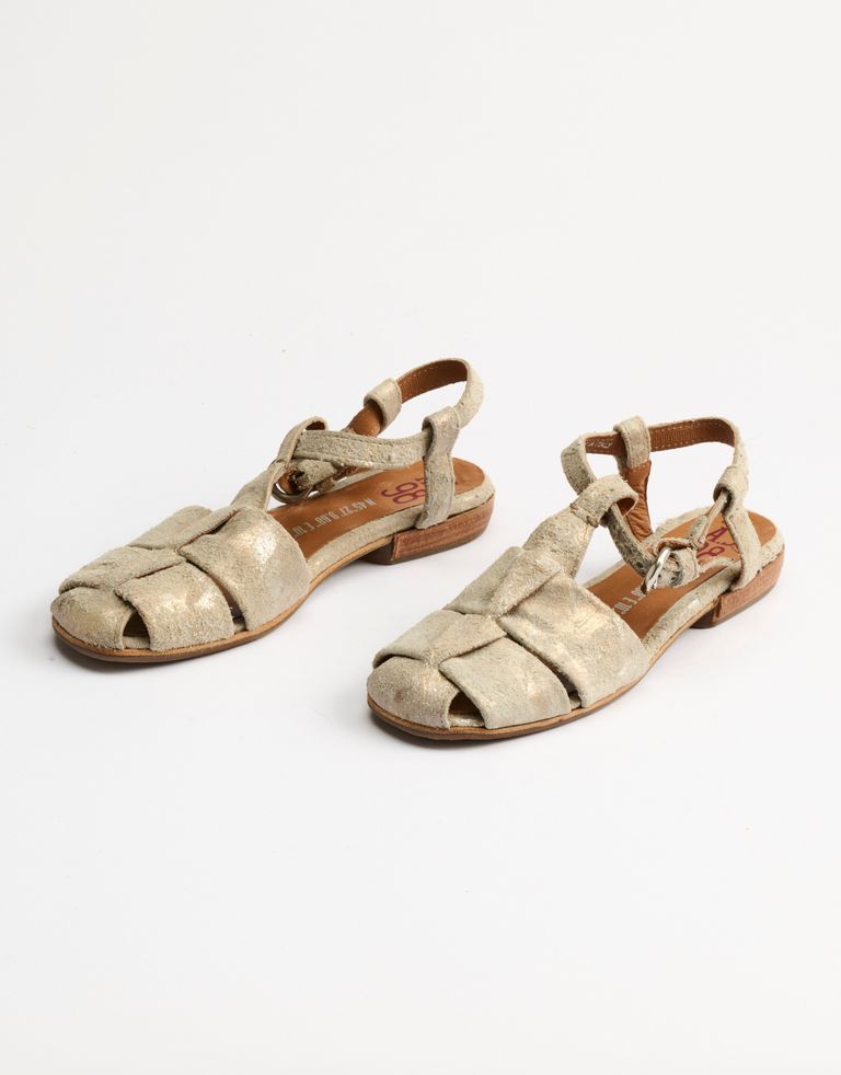 נעלי נשים - A.S. 98 - סנדלי עור ZANNA - בז'2