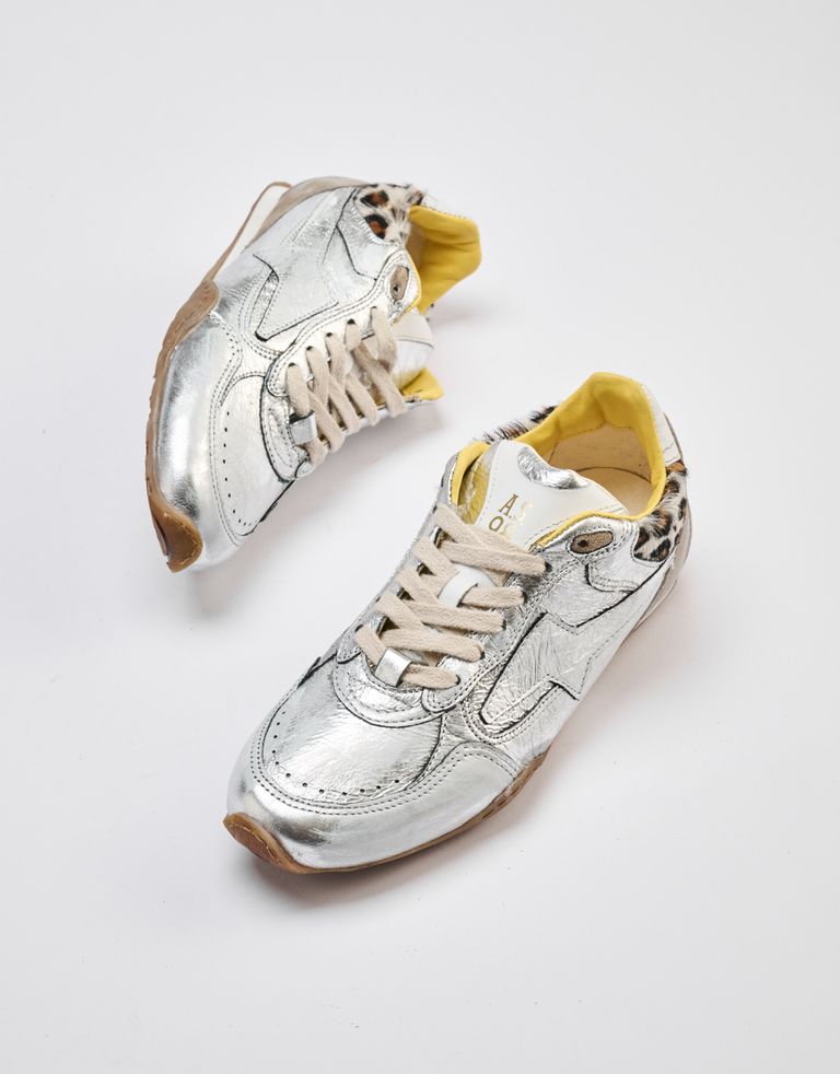 נעלי נשים - A.S. 98 - סניקרס משולבות - כסף4