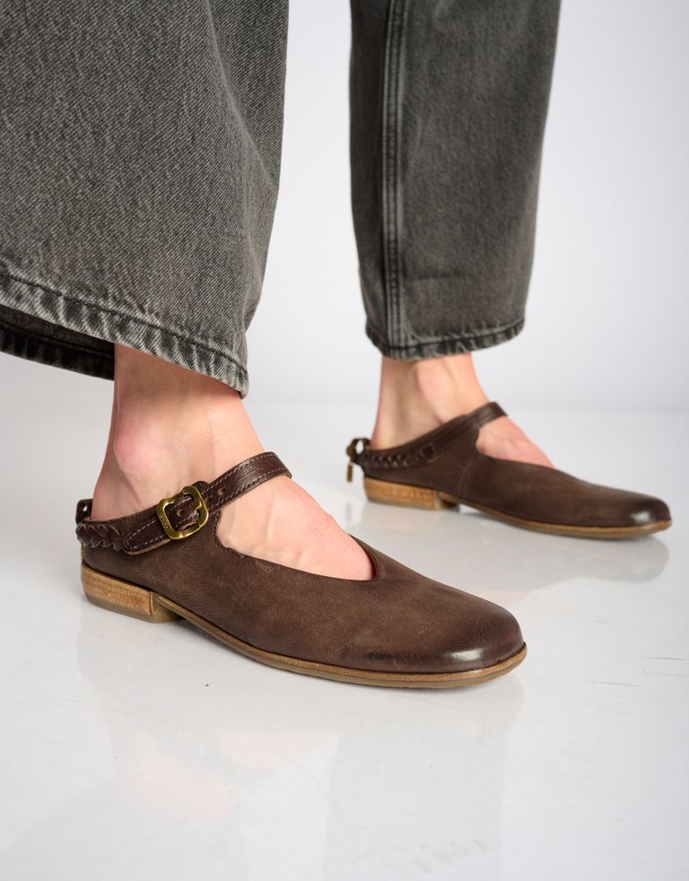 נעלי נשים - A.S. 98 - כפכפים ZANNA - חום כהה2