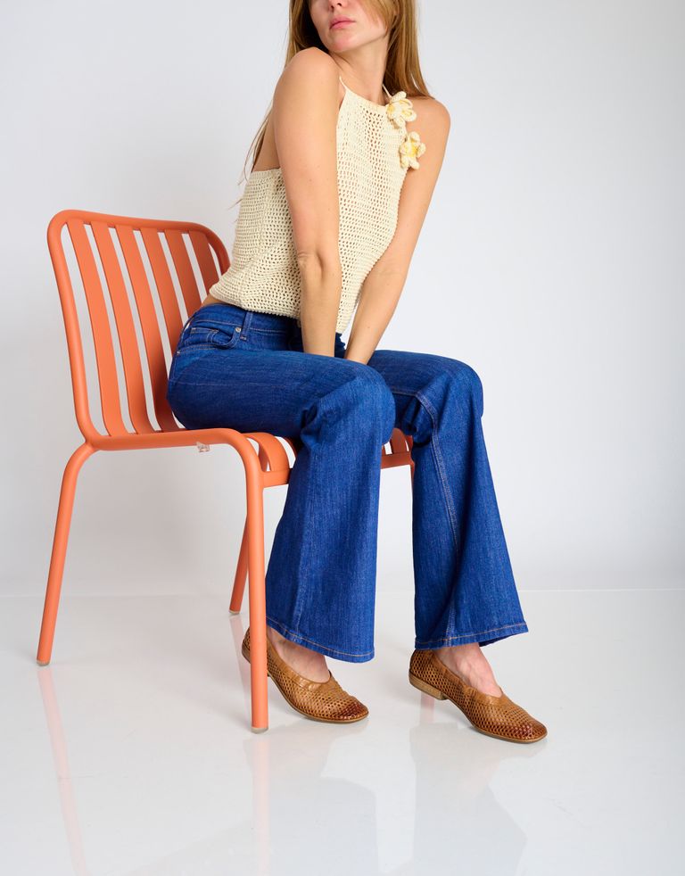 נעלי נשים - A.S. 98 - נעלי סירה שטוחות ZANNA - קאמל3