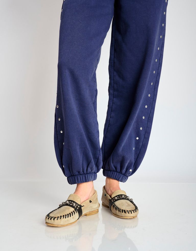 נעלי נשים - A.S. 98 - מוקסנים עם ניטים DOWE - בז'3