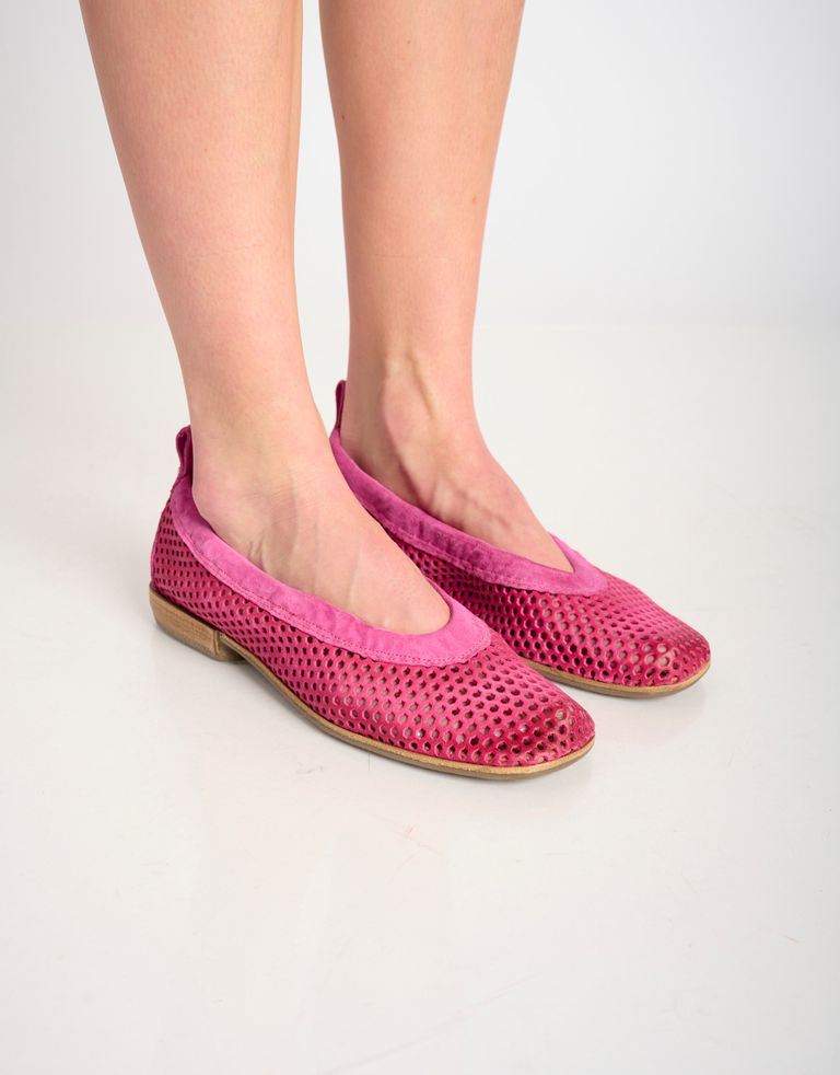 נעלי נשים - A.S. 98 - נעלי סירה שטוחות ZANNA - פוקסיה3