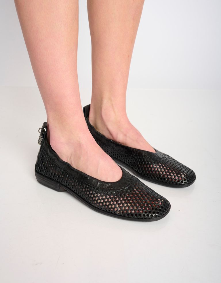 נעלי נשים - A.S. 98 - נעלי סירה שטוחות ZANNA - שחור4