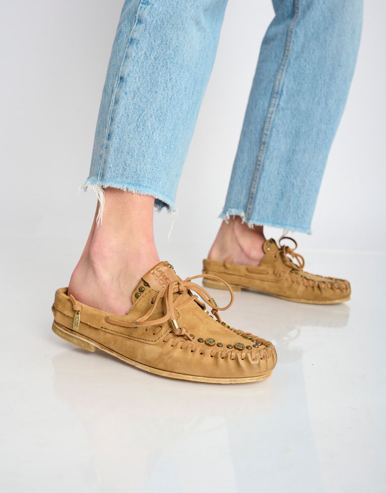 נעלי נשים - A.S. 98 - כפכפים DOWE - חום בהיר3