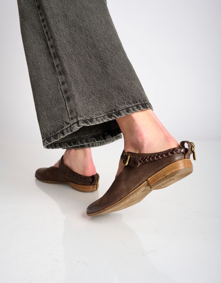 נעלי נשים - A.S. 98 - כפכפים ZANNA - חום כהה4