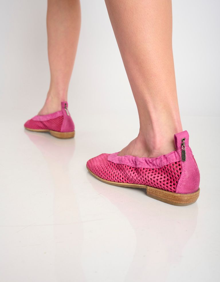 נעלי נשים - A.S. 98 - נעלי סירה שטוחות ZANNA - פוקסיה4